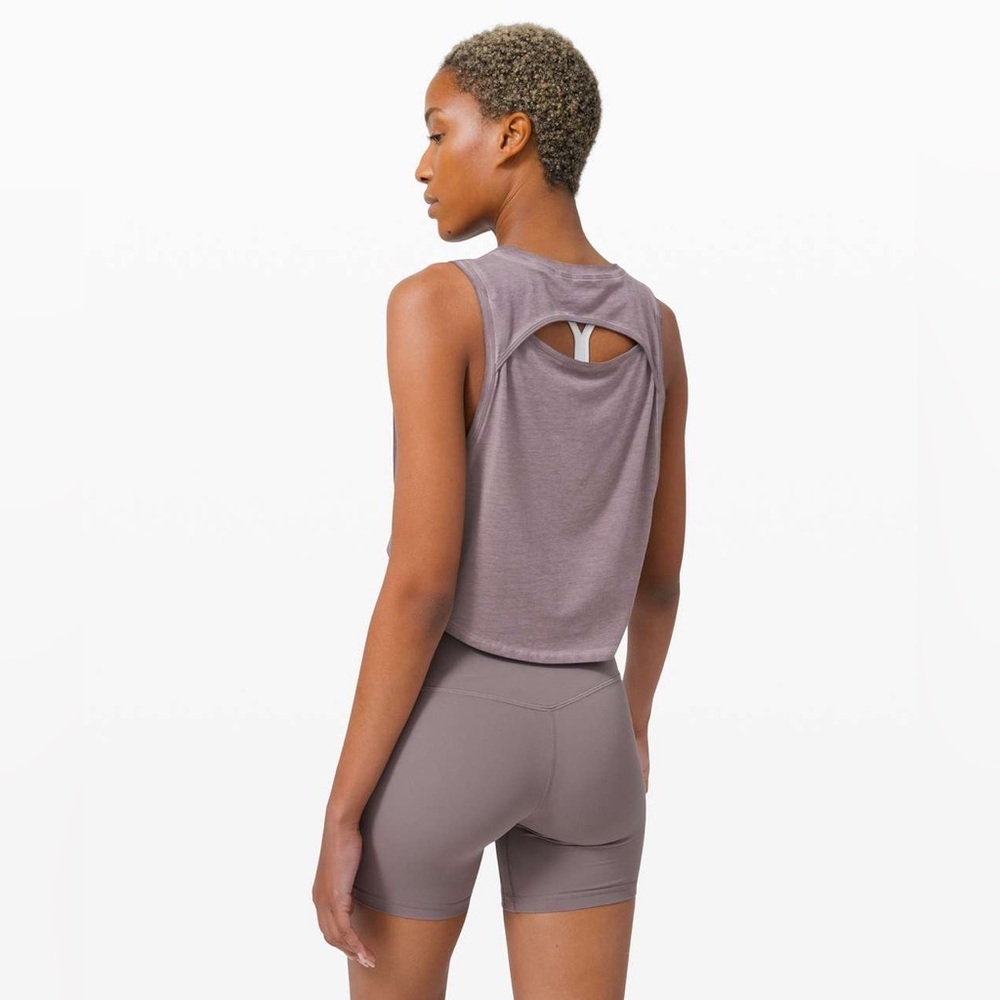 Lululemon Cut Back Crop Tank